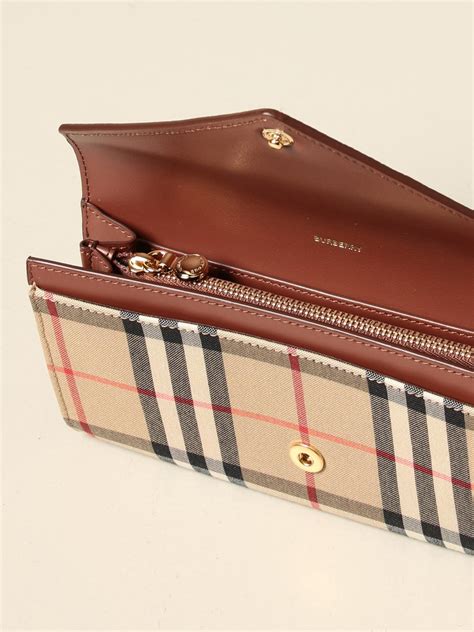 burberry continental wallet price|Burberry checkbook cover.